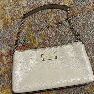 Kate Spade Creamy White Pebble Leather Bag